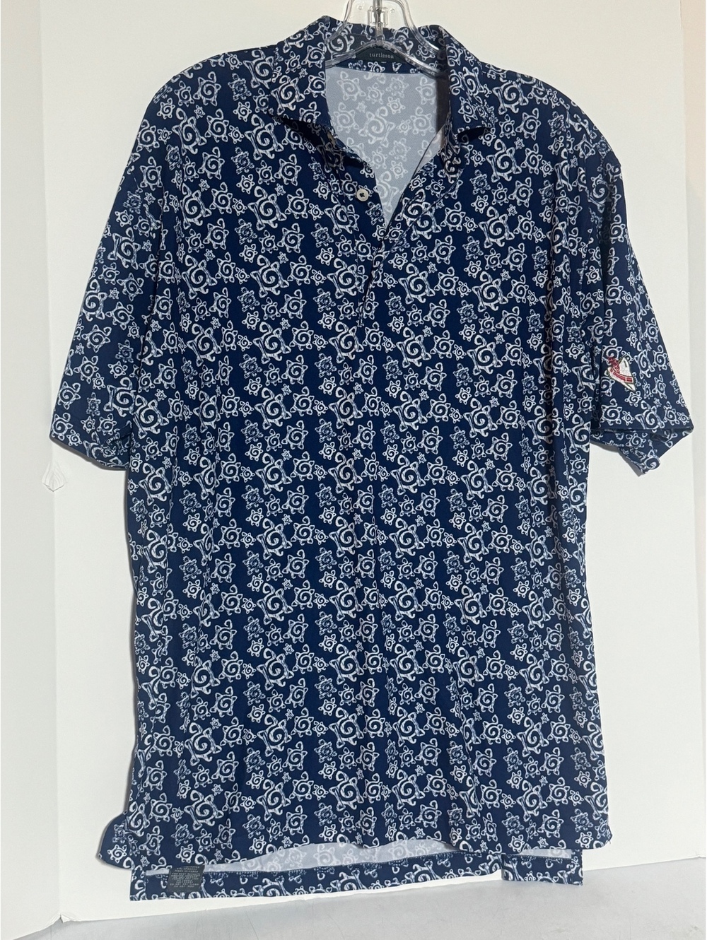 Turtleson Oak Scribble polo M w/Arcadia Bluffs Tyrolean Hat